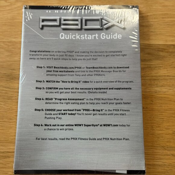 P90X Beachbody 12 DVD Workout Program w/Resistance Band & Nutrition Plan (2009) - Picture 7 of 13